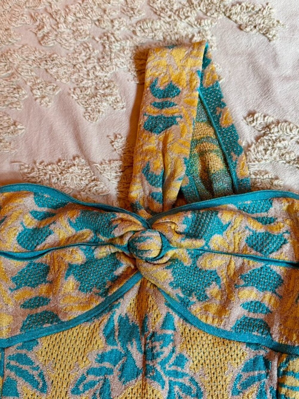 Missoni Metallic Knit Floral Dress - Picture 7 of 9